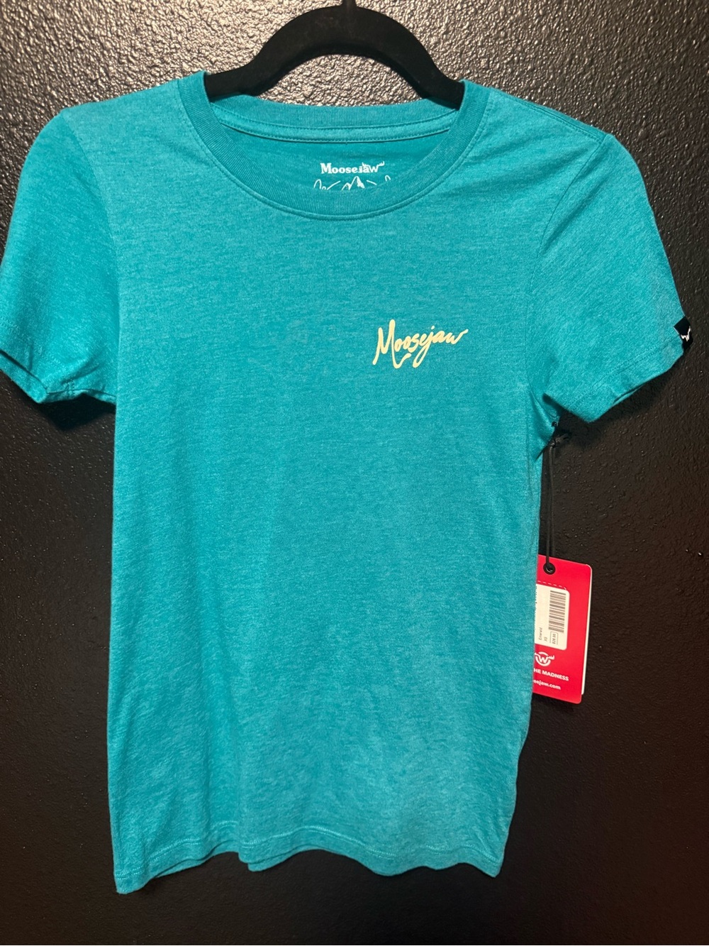 Moosejaw Teal Short Sleeve Logo Tee